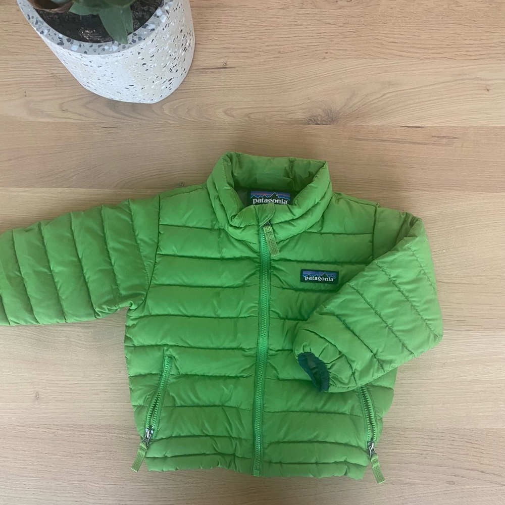 Patagonia down coat 12-18 months